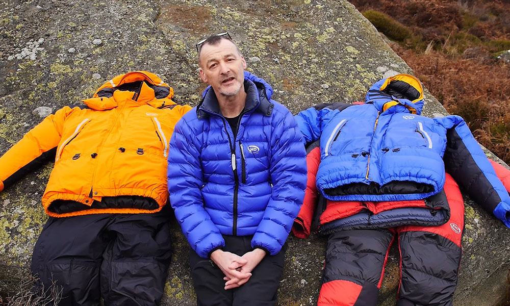 Fleece or Down Jacket Waterproof Jacket and Pants