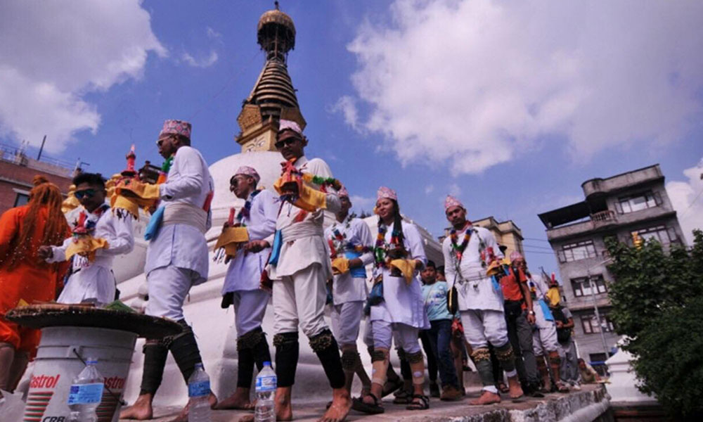 People celebrate Matya festival