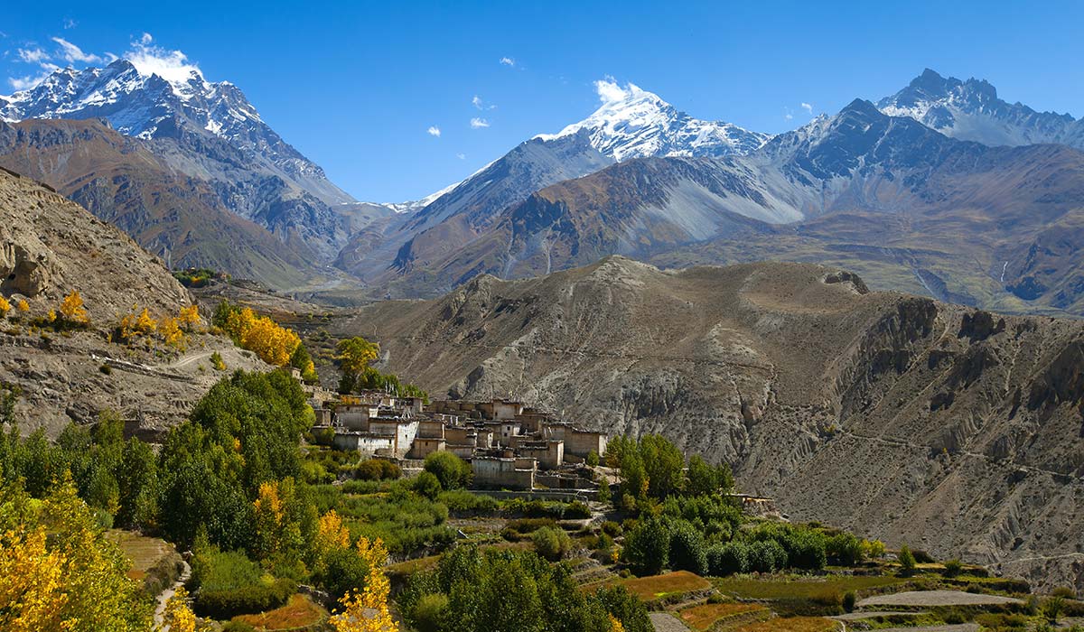 Upper Mustang in monsoon