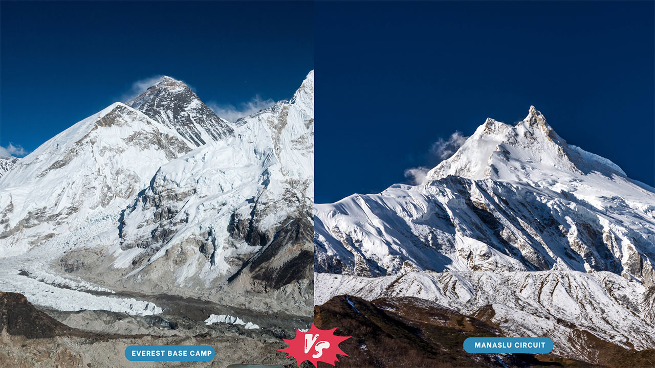 EBC vs Manaslu Circuit: Which Trek Is More Challenging