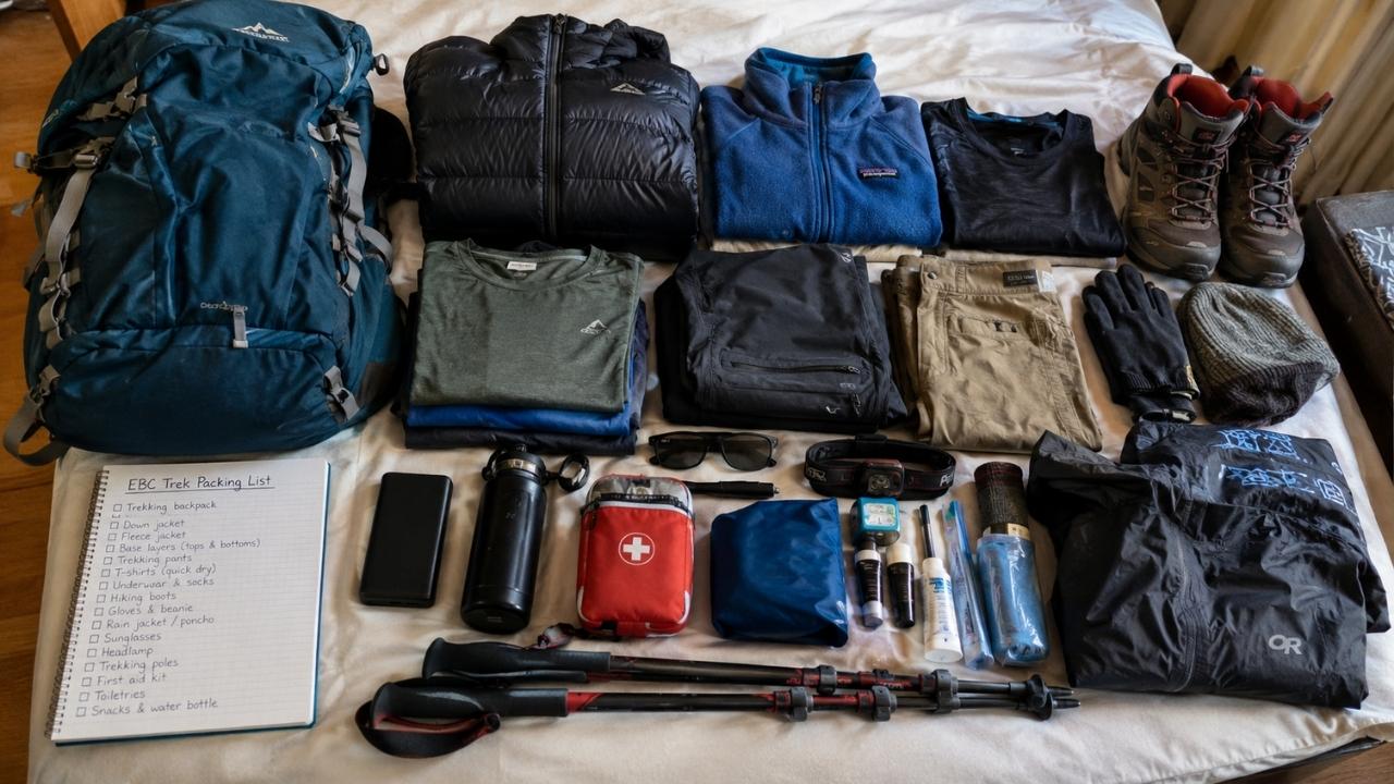 Everest Base Camp Trek Packing Suggestion