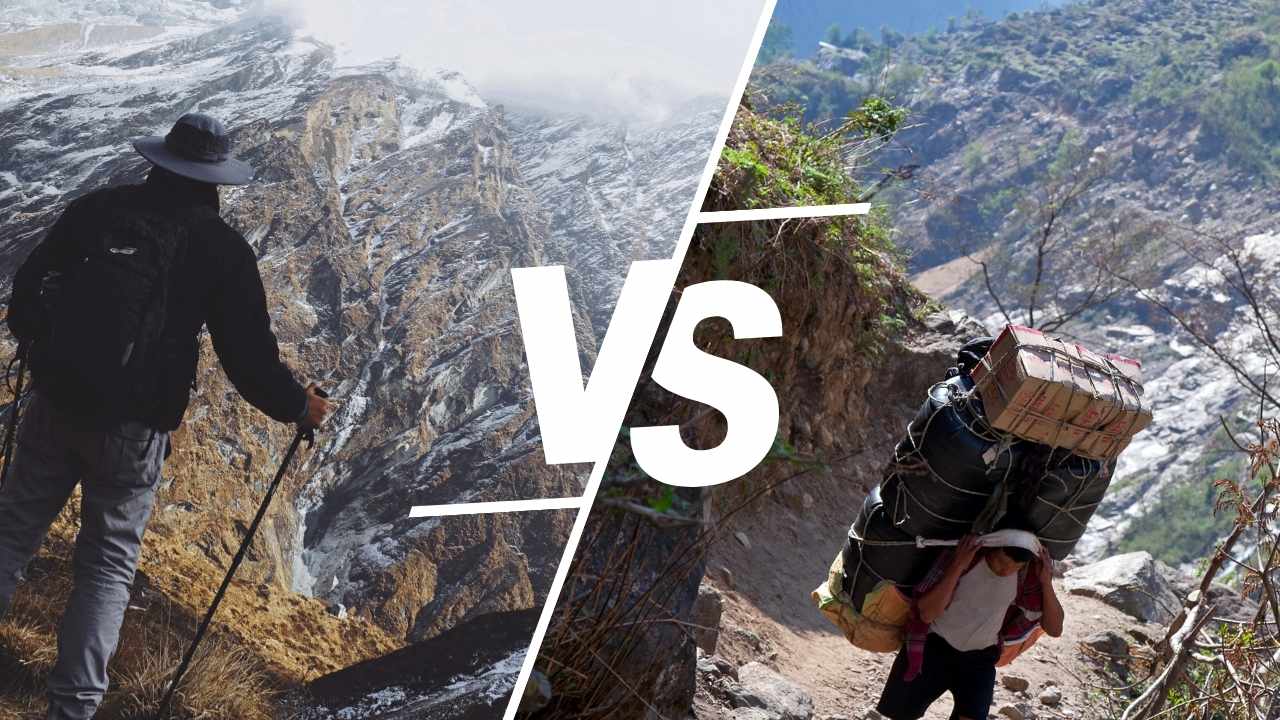 Guide Vs Porter For Trek In Nepal