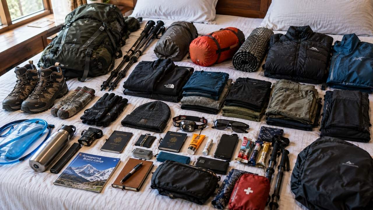 Packing for Annapurna Base Camp Trek in November