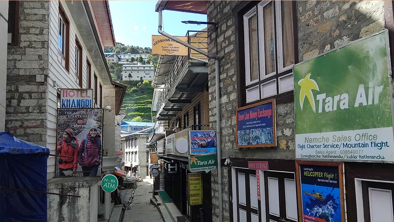 Everest Base Camp Trek Itinerary Namche Bazar