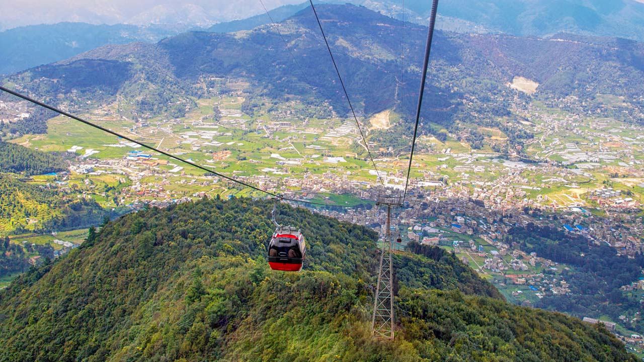 Chandragiri Cablecar View