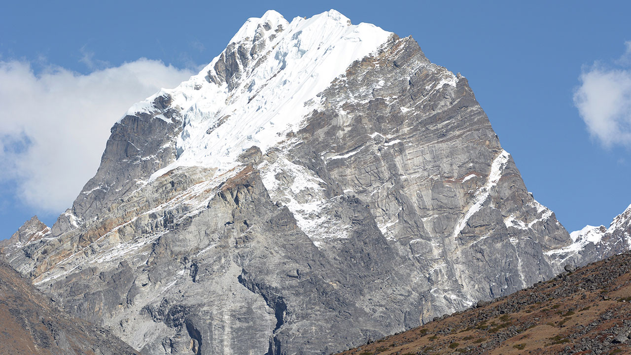 Climbing Lobuche Peak