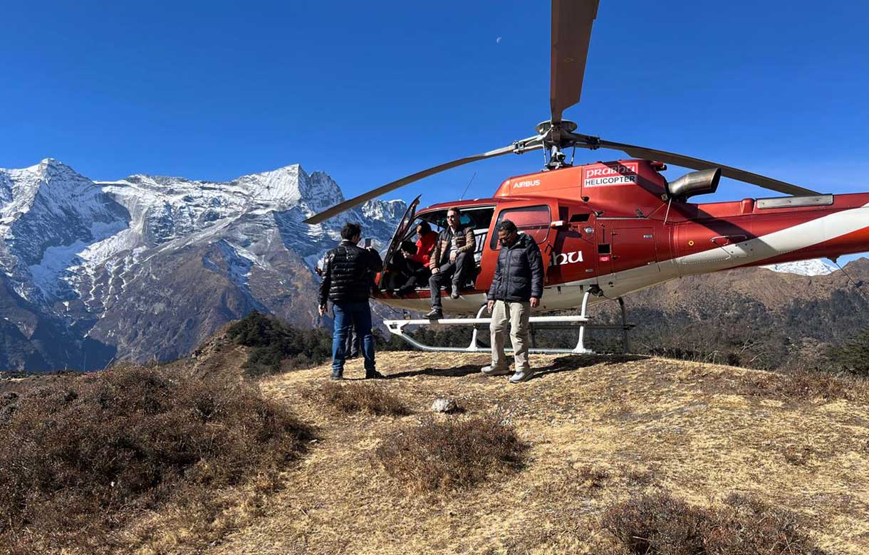 Everest Base Camp With Helli Return