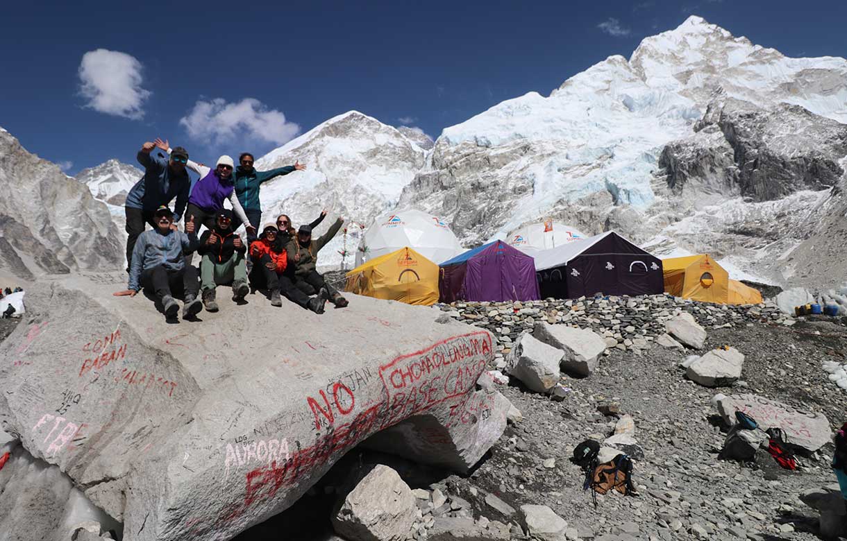 We Are At Everest Base Camp